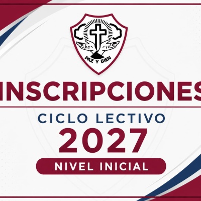 INSCRIPCIONES CICLO LECTIVO 2027 para nivel Inicial