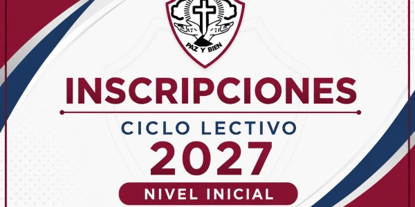 INSCRIPCIONES CICLO LECTIVO 2027 para nivel Inicial